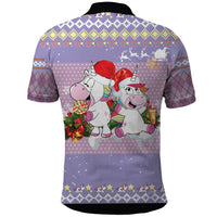Unicorn Naughty List Polo Shirt Christmas Funny - Wonder Print Shop