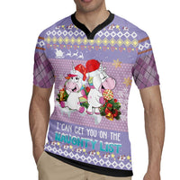Unicorn Naughty List Rugby Jersey Christmas Funny - Wonder Print Shop
