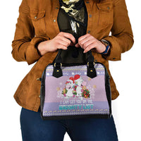 Unicorn Naughty List Shoulder Handbag Christmas Funny