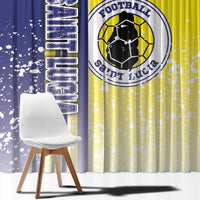 Saint Lucia Football Window Curtain Piton Boyz Soccer - Road To Champion