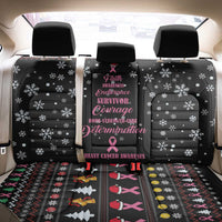 Christmas Tree Breast Cancer Back Car Seat Cover Survivor - Wonder Print Shop