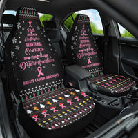 Christmas Tree Breast Cancer Car Seat Cover Survivor - Wonder Print Shop