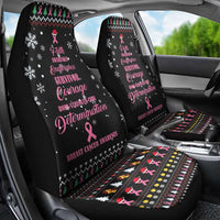 Christmas Tree Breast Cancer Car Seat Cover Survivor - Wonder Print Shop