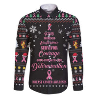 Christmas Tree Breast Cancer Family Matching Puletasi and Hawaiian Shirt Survivor - Wonder Print Shop