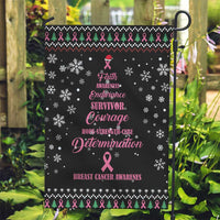 Christmas Tree Breast Cancer Garden Flag Survivor - Wonder Print Shop