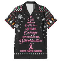 Christmas Tree Breast Cancer Hawaiian Shirt Survivor - Wonder Print Shop