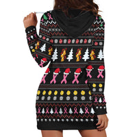 Christmas Tree Breast Cancer Hoodie Dress Survivor - Wonder Print Shop