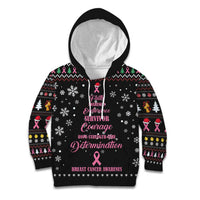 Christmas Tree Breast Cancer Kid Hoodie Survivor - Wonder Print Shop