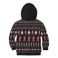 Christmas Tree Breast Cancer Kid Hoodie Survivor - Wonder Print Shop