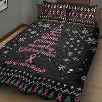 Christmas Tree Breast Cancer Quilt Bed Set Survivor - Wonder Print Shop
