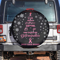 Christmas Tree Breast Cancer Spare Tire Cover Survivor - Wonder Print Shop
