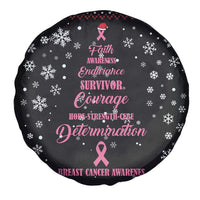 Christmas Tree Breast Cancer Spare Tire Cover Survivor - Wonder Print Shop