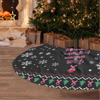 Christmas Tree Breast Cancer Tree Skirt Survivor - Wonder Print Shop