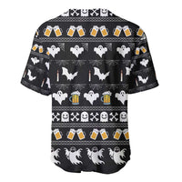 Christmas Boo Beer Baseball Jersey I'm Just Here For The Boos - Wonder Print Shop