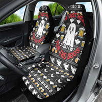 Christmas Boo Beer Car Seat Cover I'm Just Here For The Boos - Wonder Print Shop