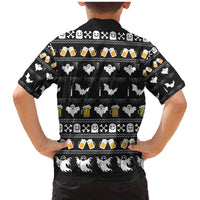 Christmas Boo Beer Family Matching Mermaid Dress and Hawaiian Shirt I'm Just Here For The Boos - Wonder Print Shop