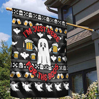 Christmas Boo Beer Garden Flag I'm Just Here For The Boos - Wonder Print Shop