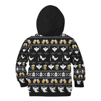 Christmas Boo Beer Kid Hoodie I'm Just Here For The Boos - Wonder Print Shop