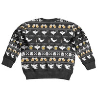 Christmas Boo Beer Kid Ugly Christmas Sweater I'm Just Here For The Boos - Wonder Print Shop