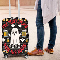 Christmas Boo Beer Luggage Cover I'm Just Here For The Boos - Wonder Print Shop