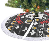 Christmas Boo Beer Tree Skirt I'm Just Here For The Boos - Wonder Print Shop