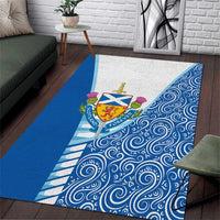 Scotland Forever Area Rug Thistle Lion Rampant