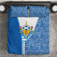 Scotland Forever Bedding Set Thistle Lion Rampant