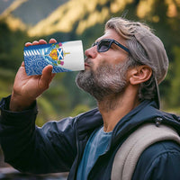 Scotland Forever 4 in 1 Can Cooler Tumbler Thistle Lion Rampant