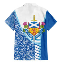 Scotland Forever Family Matching Mermaid Dress and Hawaiian Shirt Thistle Lion Rampant