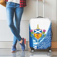 Scotland Forever Luggage Cover Thistle Lion Rampant