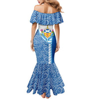 Scotland Forever Mermaid Dress Thistle Lion Rampant