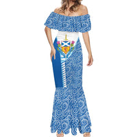 Scotland Forever Mermaid Dress Thistle Lion Rampant