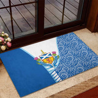 Scotland Forever Rubber Doormat Thistle Lion Rampant - Wonder Print Shop