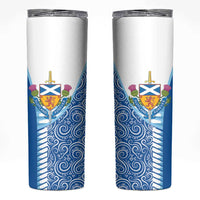 Scotland Forever Skinny Tumbler Thistle Lion Rampant