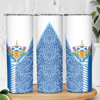 Scotland Forever Skinny Tumbler Thistle Lion Rampant