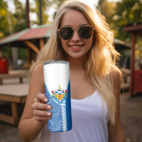 Scotland Forever Skinny Tumbler Thistle Lion Rampant