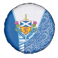 Scotland Forever Spare Tire Cover Thistle Lion Rampant - Wonder Print Shop