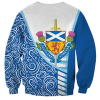 Scotland Forever Sweatshirt Thistle Lion Rampant - Wonder Print Shop