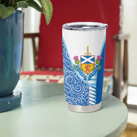 Scotland Forever Tumbler Cup Thistle Lion Rampant