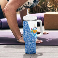Scotland Forever Tumbler With Handle Thistle Lion Rampant
