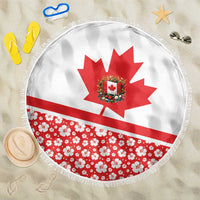 Canada Beach Blanket Summer Hibiscus Tropical Flower