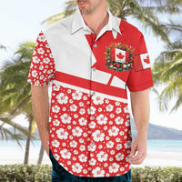 Canada Hawaiian Shirt Summer Hibiscus Tropical Flower