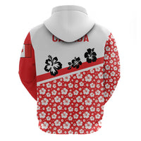 Canada Hoodie Summer Hibiscus Tropical Flower