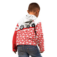 Canada Kid Hoodie Summer Hibiscus Tropical Flower