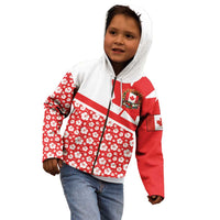 Canada Kid Hoodie Summer Hibiscus Tropical Flower