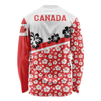 Canada Long Sleeve Shirt Summer Hibiscus Tropical Flower