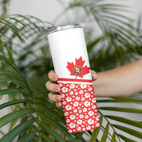 Canada Skinny Tumbler Summer Hibiscus Tropical Flower