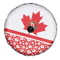 Canada Spare Tire Cover Summer Hibiscus Tropical Flower