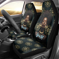 Personalized Powerful Woman in Patterns African Car Seat Cover