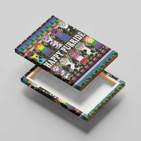 Pride Cat LGBT Canvas Wall Art Happy Purride Christmas - Cute Pet Rainbow Flag - Wonder Print Shop